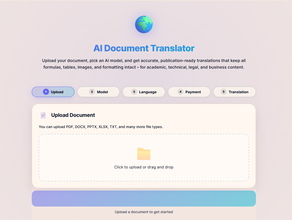 Upload file page preview